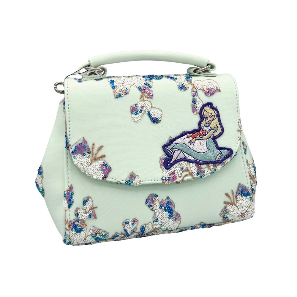 Loungefly Disney Alice in Wonderland Purse Floral Handbag Whimsical Bag NWT